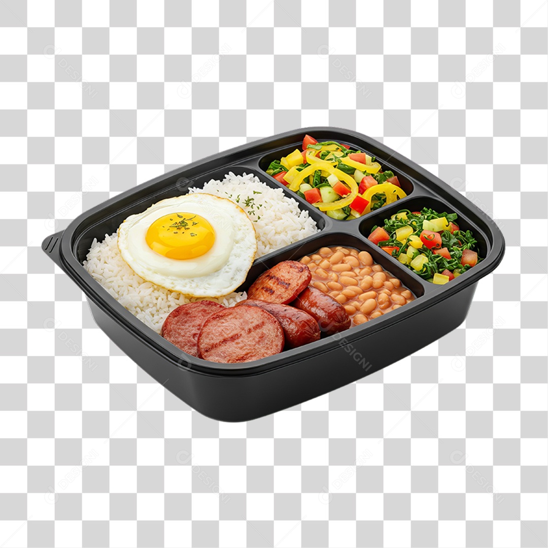 Marmita de Comida Almoço PNG Transparente