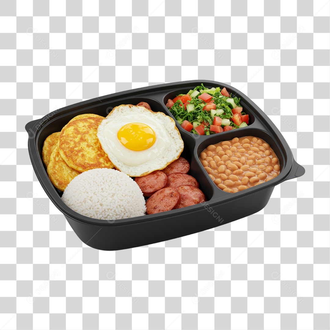 Marmita de Comida Almoço PNG Transparente