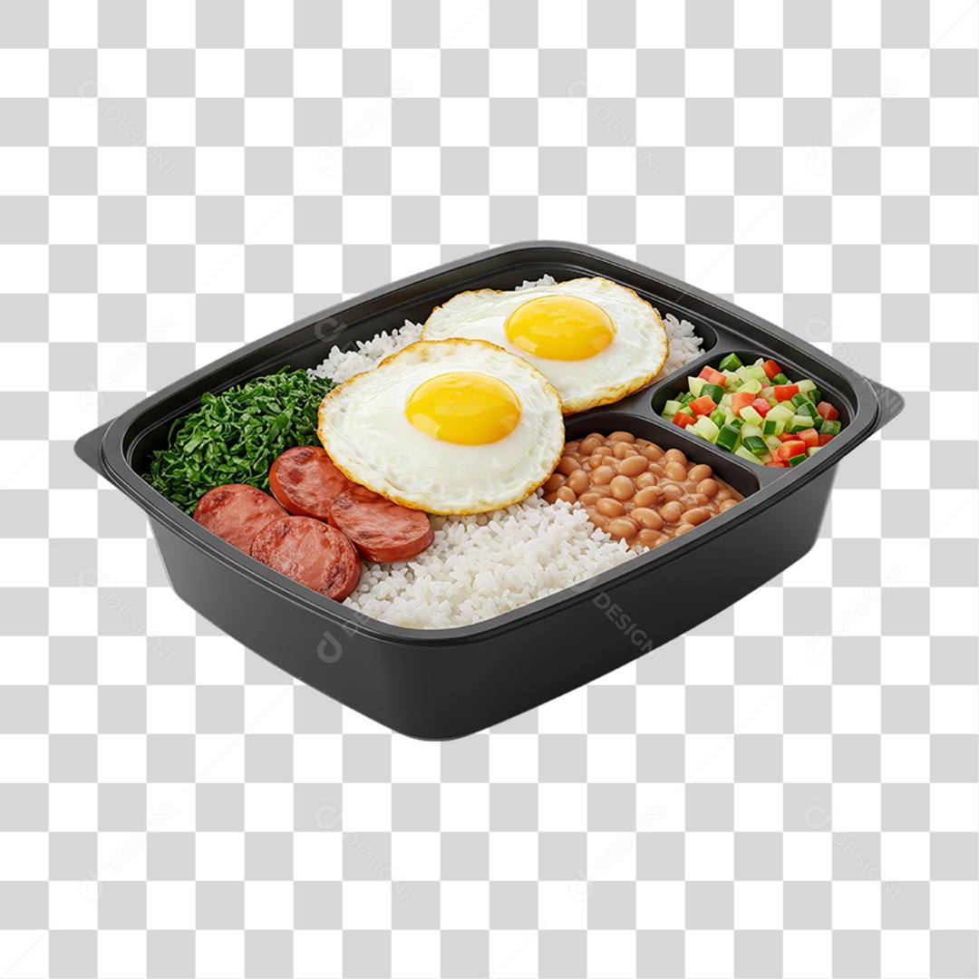 Marmita de Comida Almoço PNG Transparente