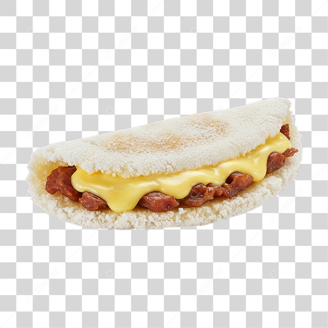 Lanche Tapioca Recheada PNG Transparente