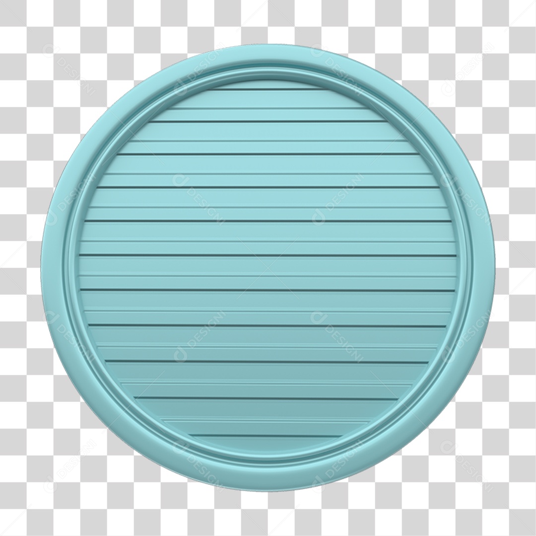 Placa Redonda PNG Transparente