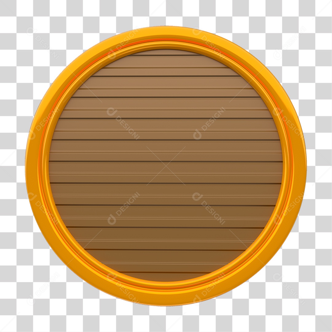 Placa Redonda PNG Transparente