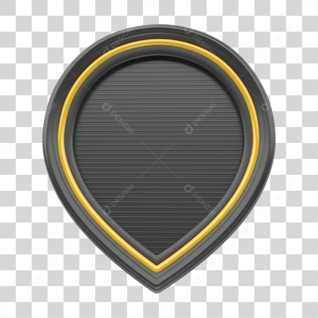 Placa Pin de Localização PNG Transparente