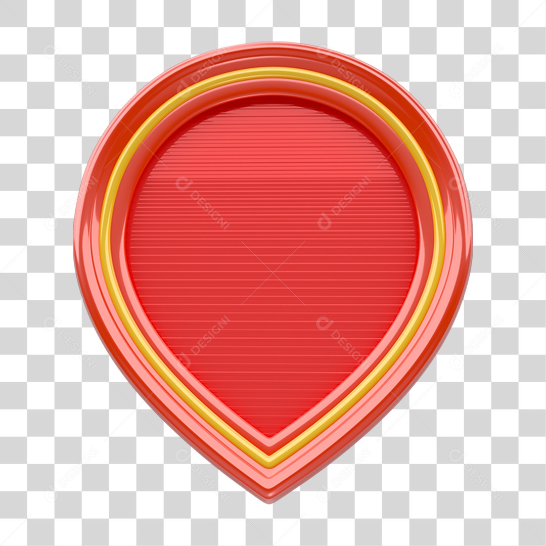 Placa Pin de Localização PNG Transparente