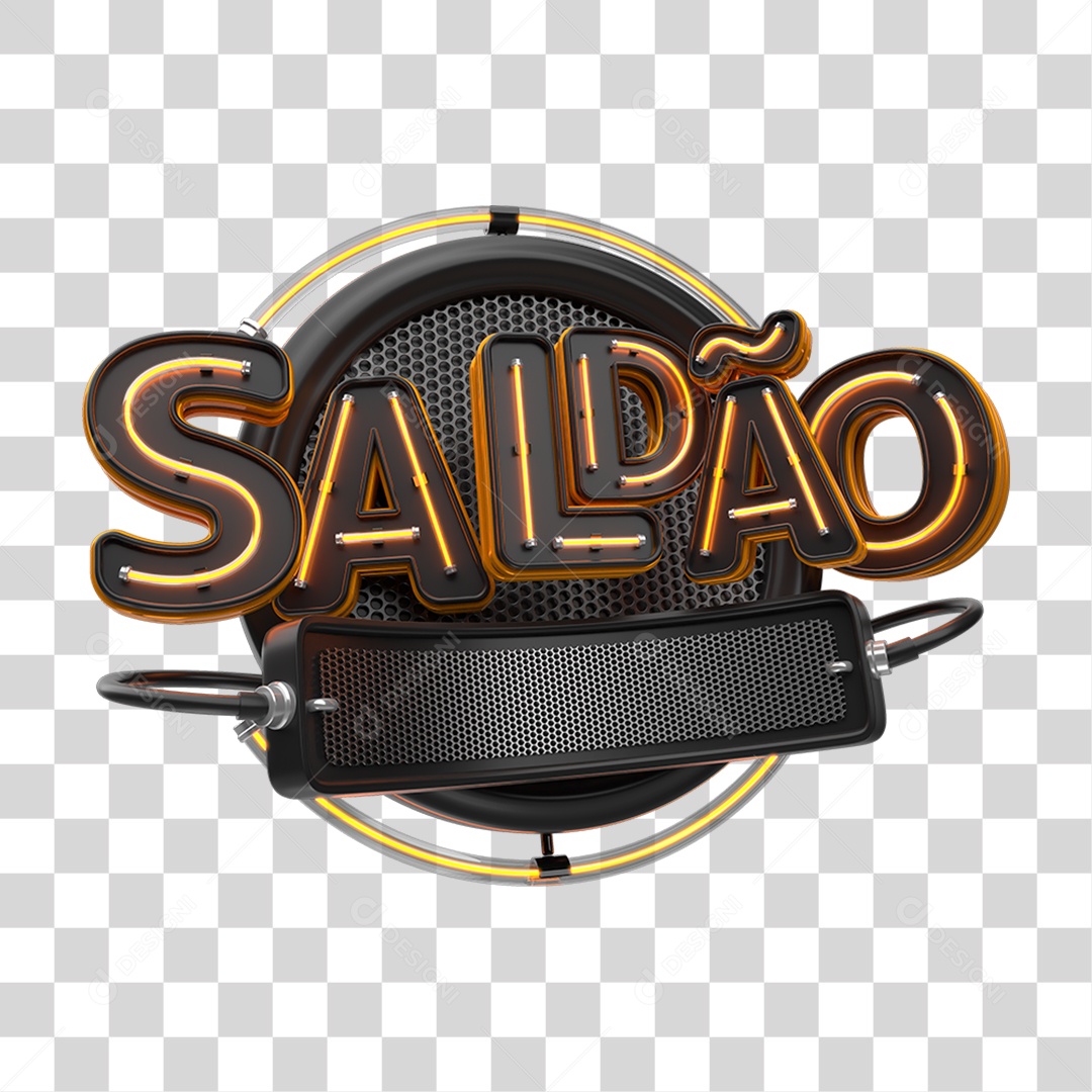 Selo 3D Saldão PNG Transparente