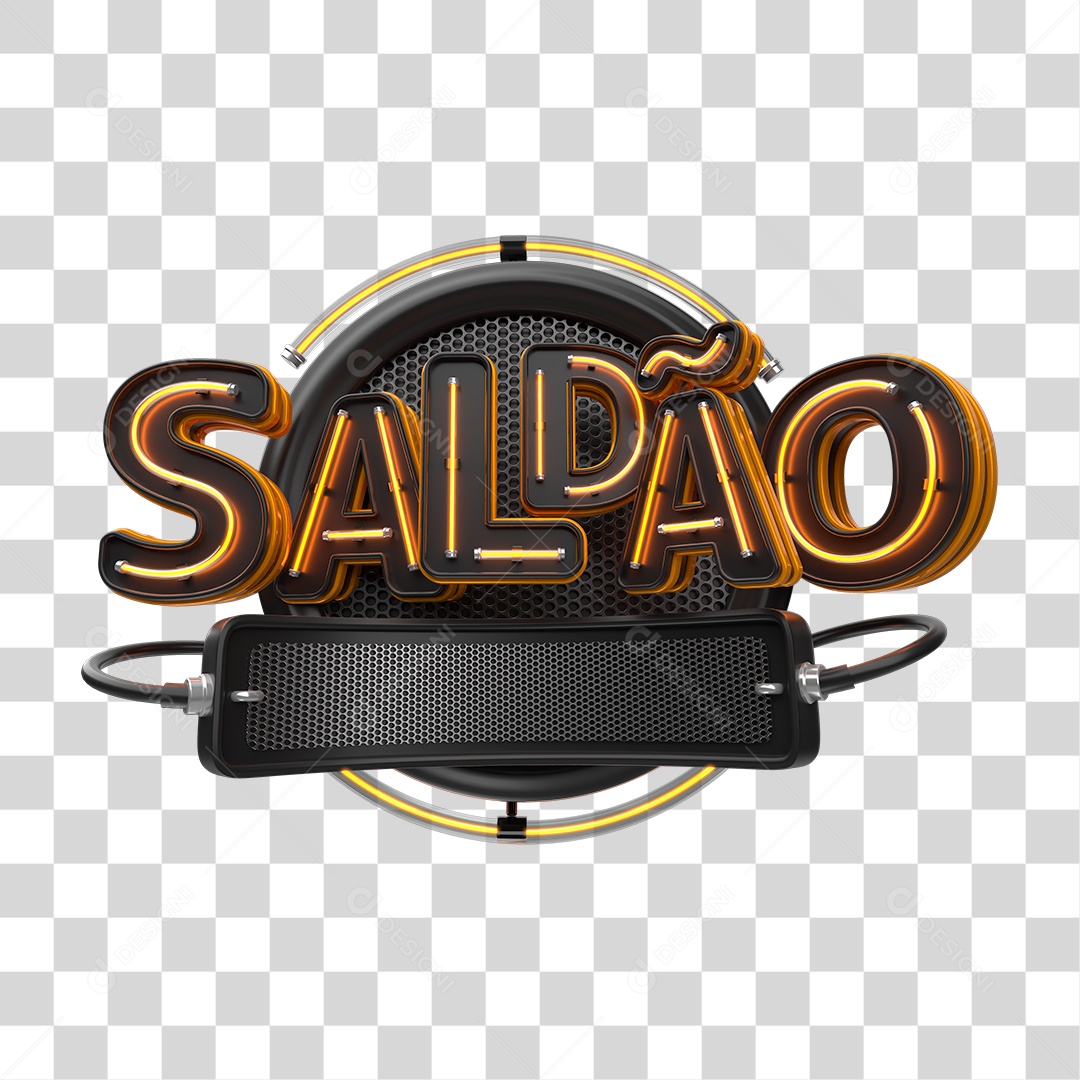 Selo 3D Saldão PNG Transparente