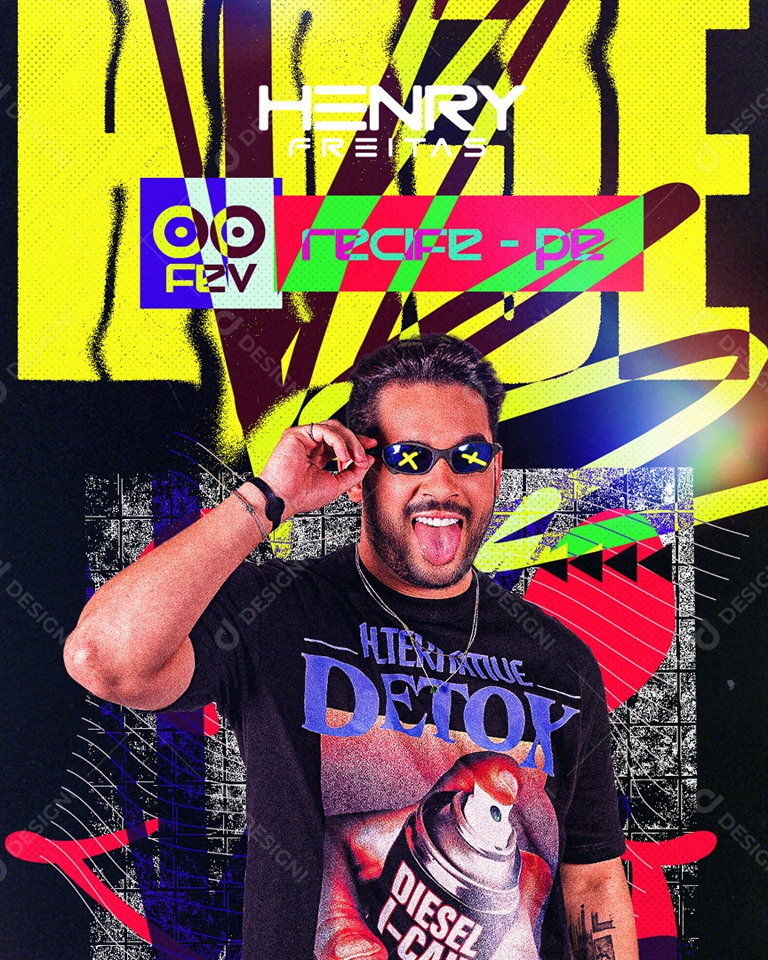 Feed Flyer Henry Freitas Recife-PE Social Media PSD Editável