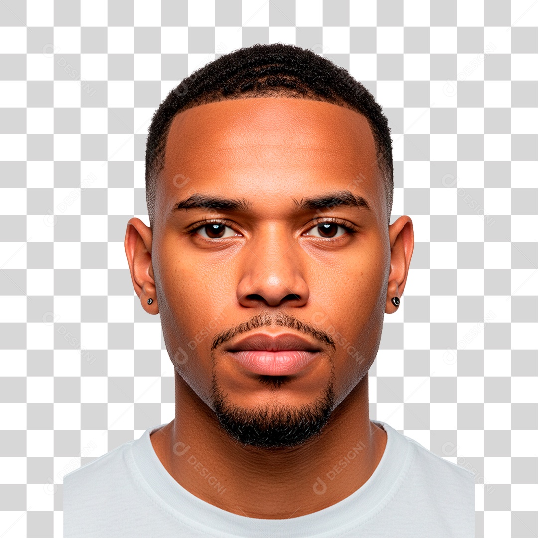 Homem de Lado Corte Low Fade PNG Transparente