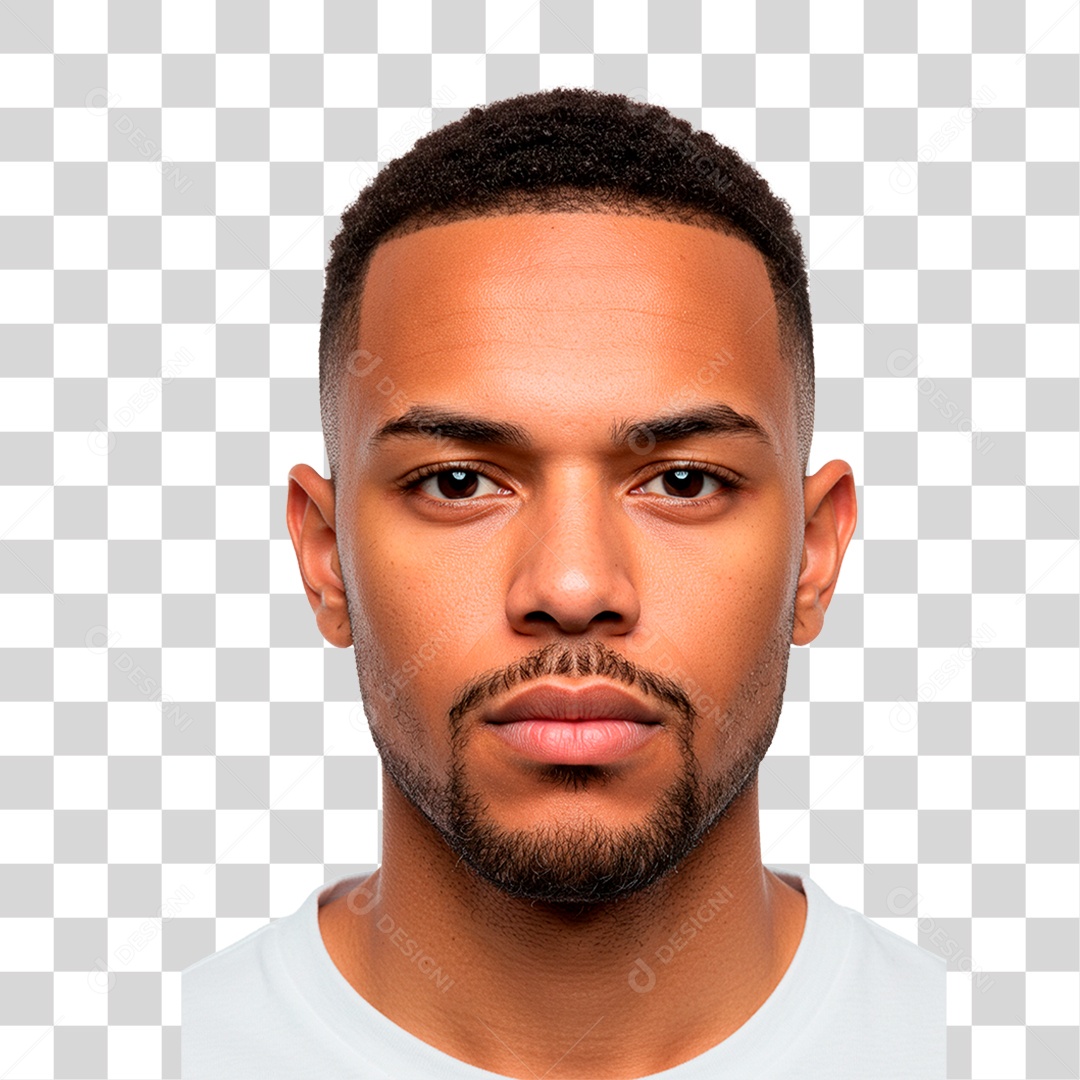 Homem de Lado Corte Low Fade PNG Transparente