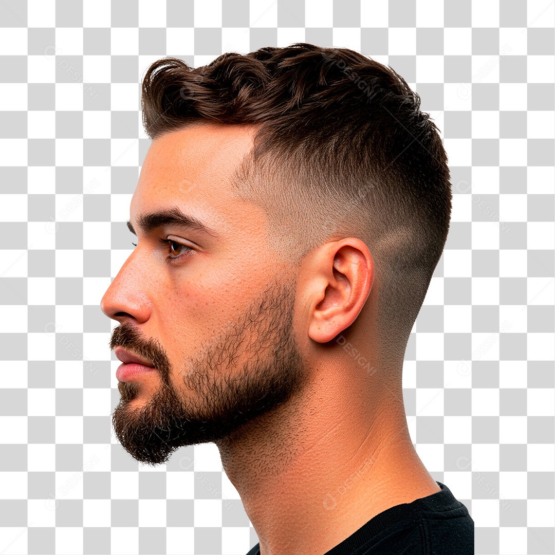 Homem Segurando Maquinha PNG Transparente