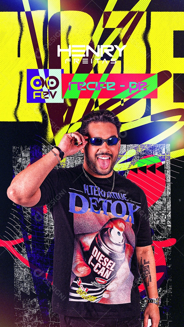 Story Flyer Henry Freitas Recife-PE Social Media PSD Editável