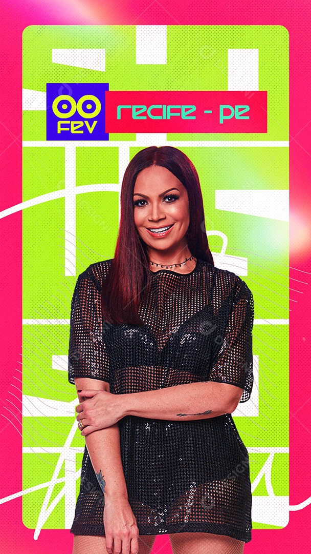 Story Flyer Solange Almeida Recife-PE Social Media PSD Editável