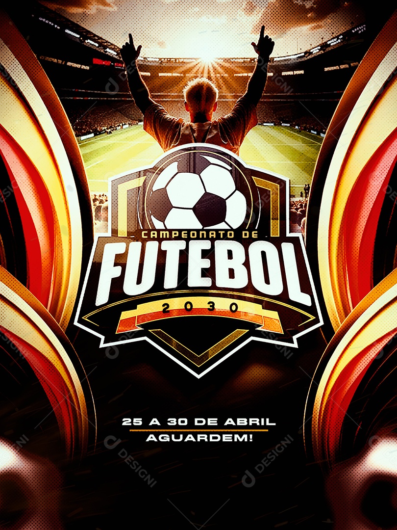 Torneio de Futebol Social Media PSD Editável