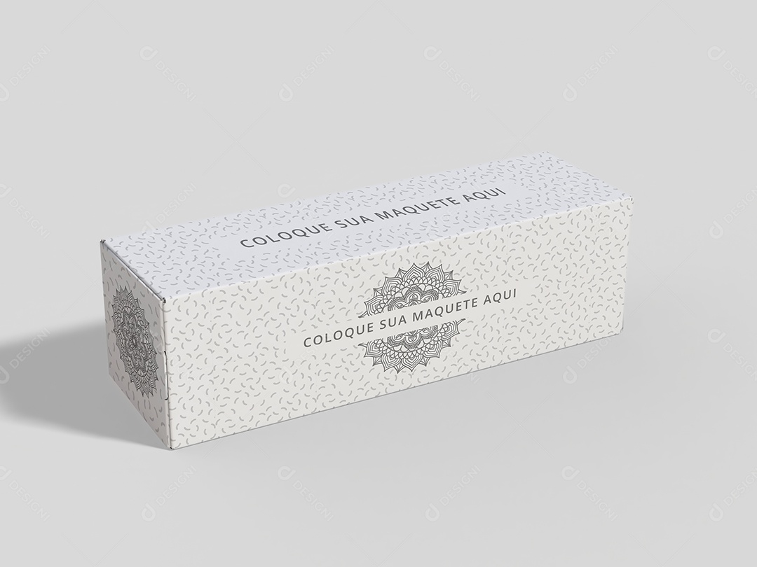 Caixa Embalagem Mockup PSD Editável