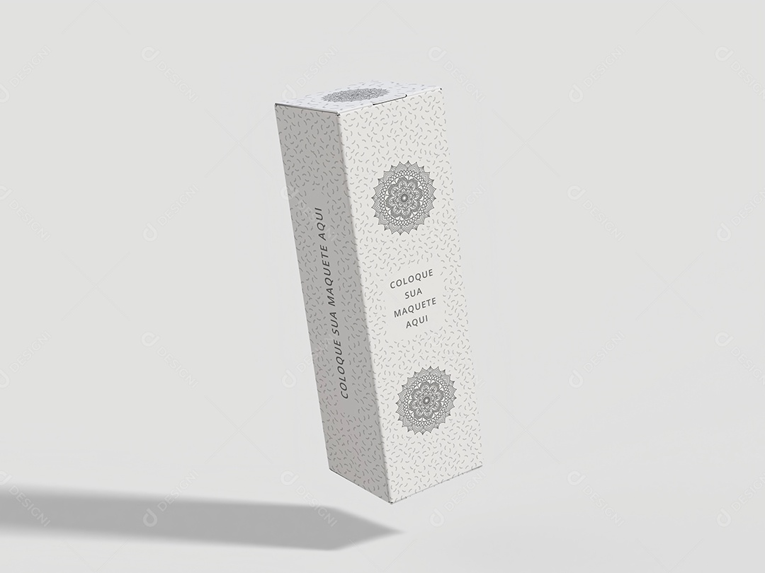 Caixa Embalagem Mockup PSD Editável