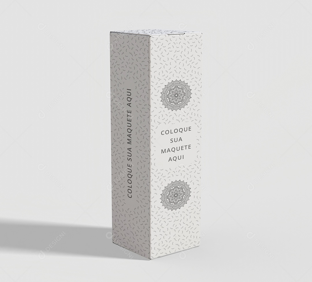 Caixa Embalagem Mockup PSD Editável