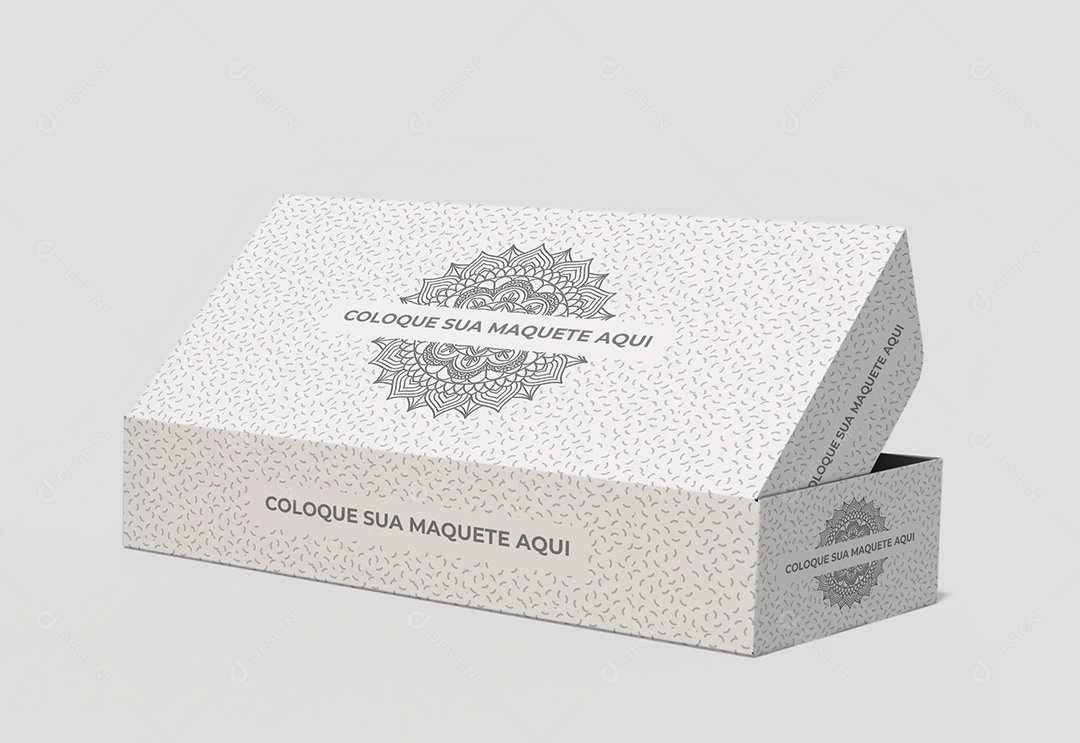 Caixa Mockup PSD Editável