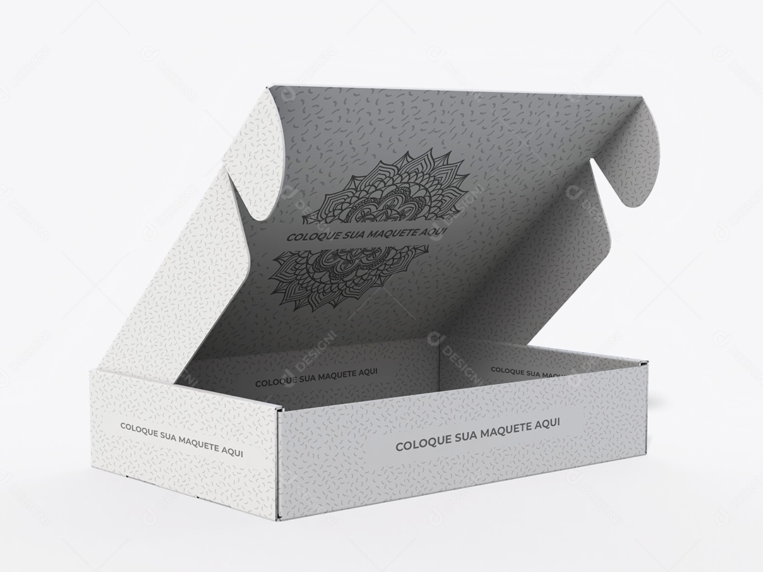Caixa Mockup PSD Editável