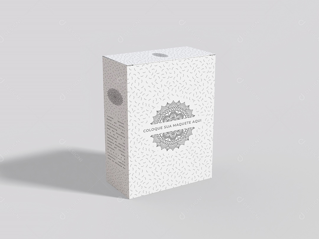 Caixa Mockup PSD Editável