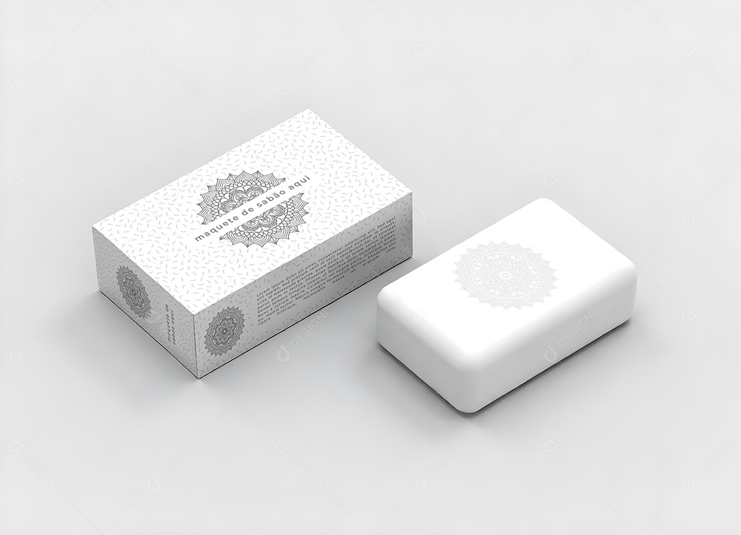 Caixa de Sapato Mockup Tênis PSD Editável