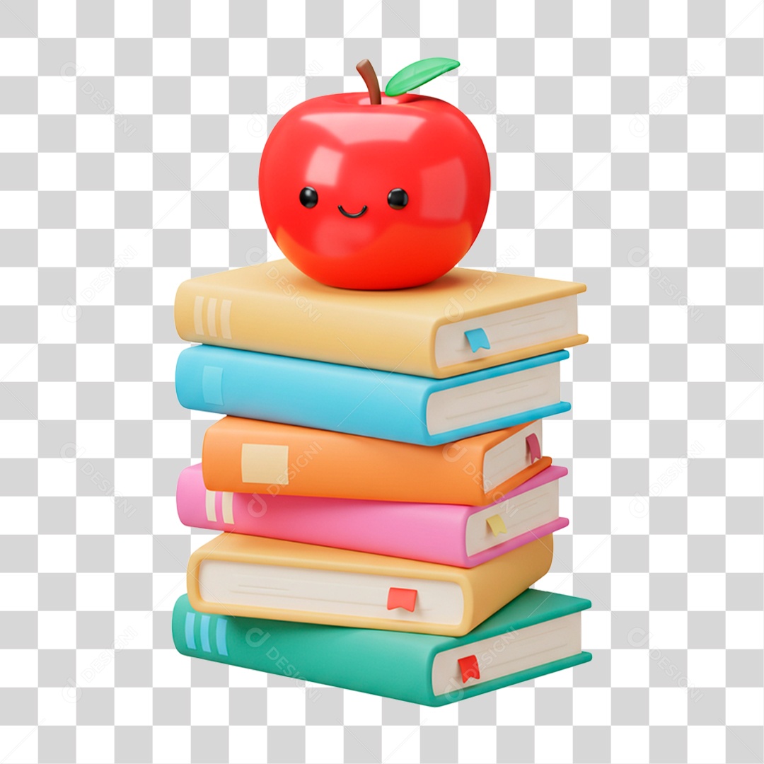 Pilha de Livros PNG Transparente