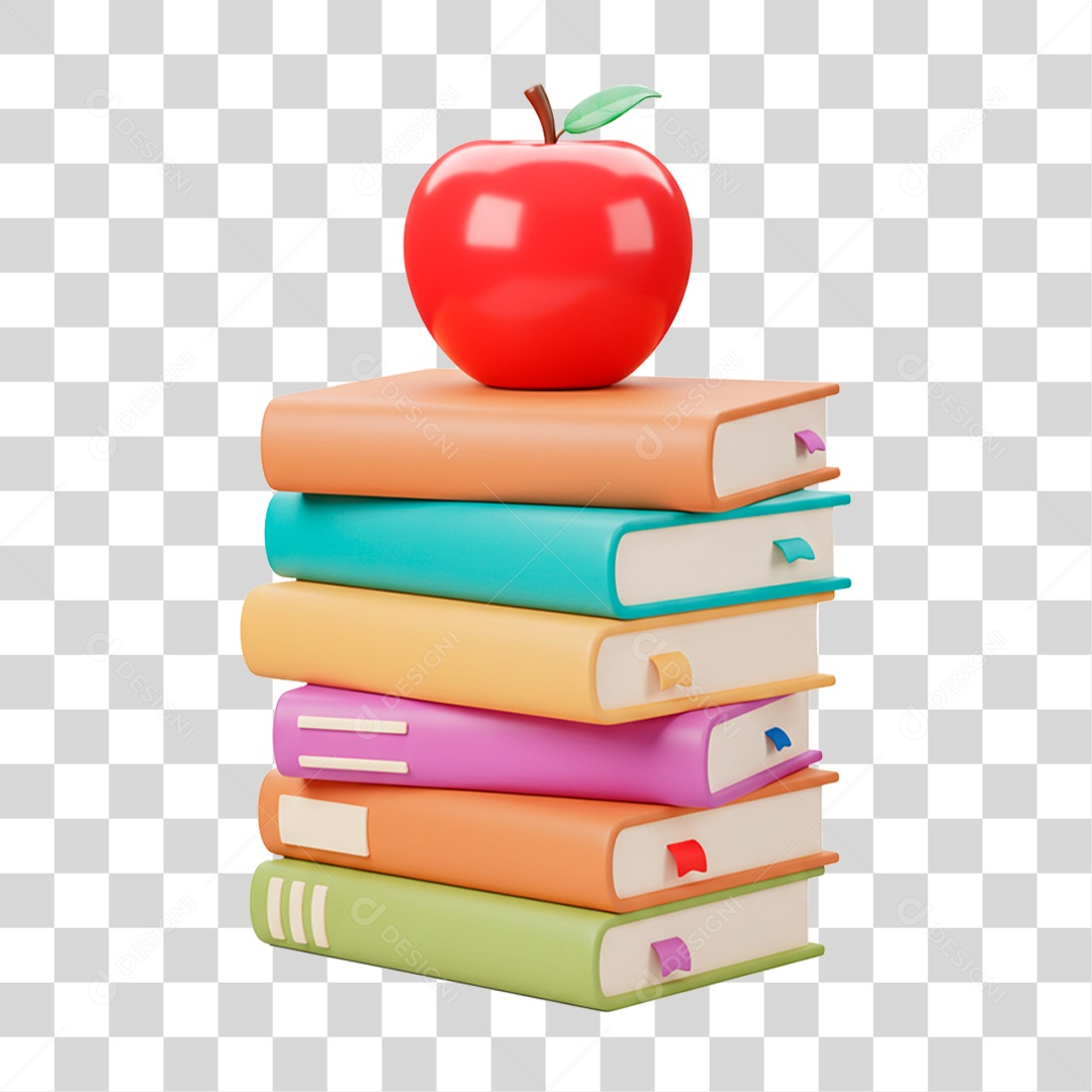 Pilha de Livros PNG Transparente