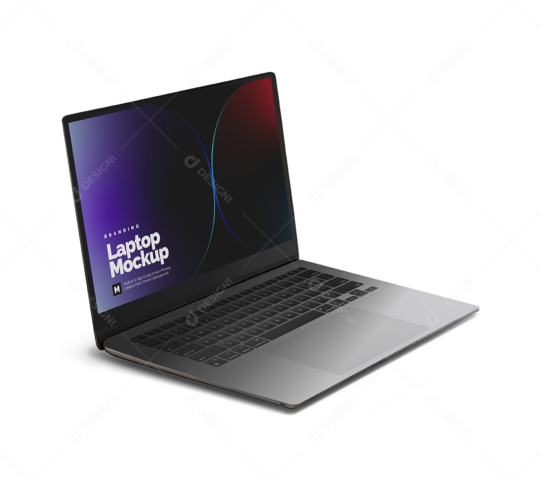 Notebook Mockup PSD Editável