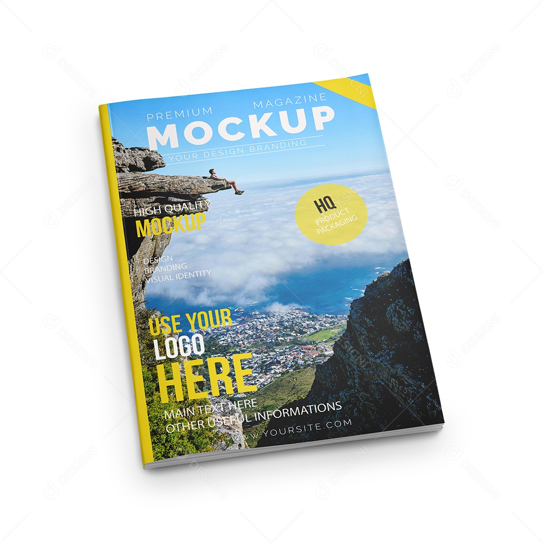 Mockup Revista PSD Editável