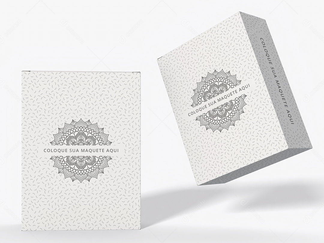 Caixa de Sapato Mockup Tênis PSD Editável