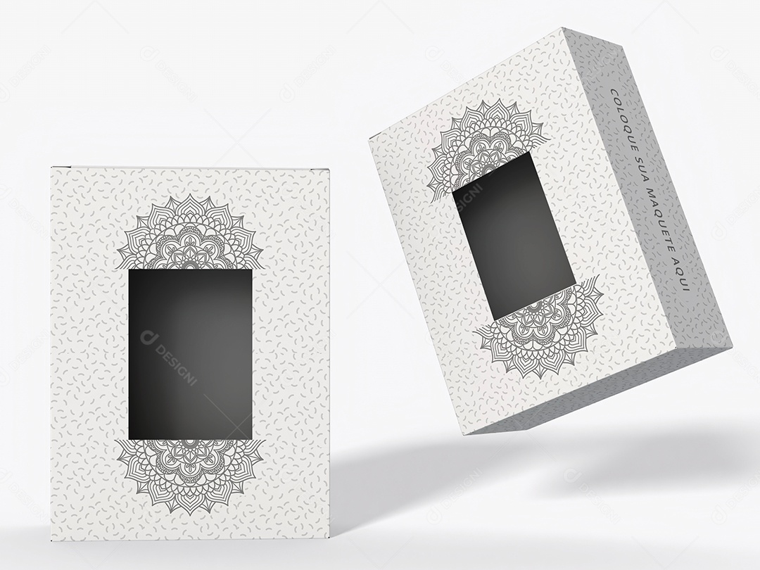 Caixa de Sapato Mockup Tênis PSD