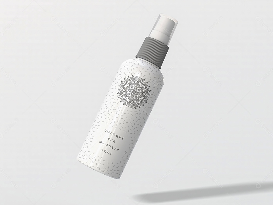 Spray Mockup Embalagem PSD Editável
