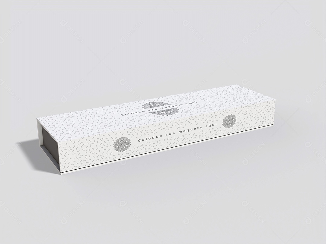 Caixa de Papelão Mockup PSD Editável