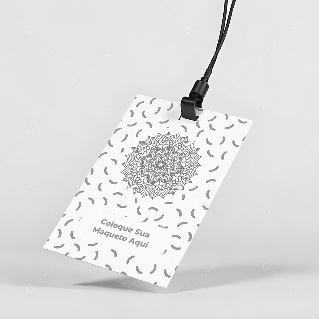 Maquete de Etiqueta Mockup PSD Editável
