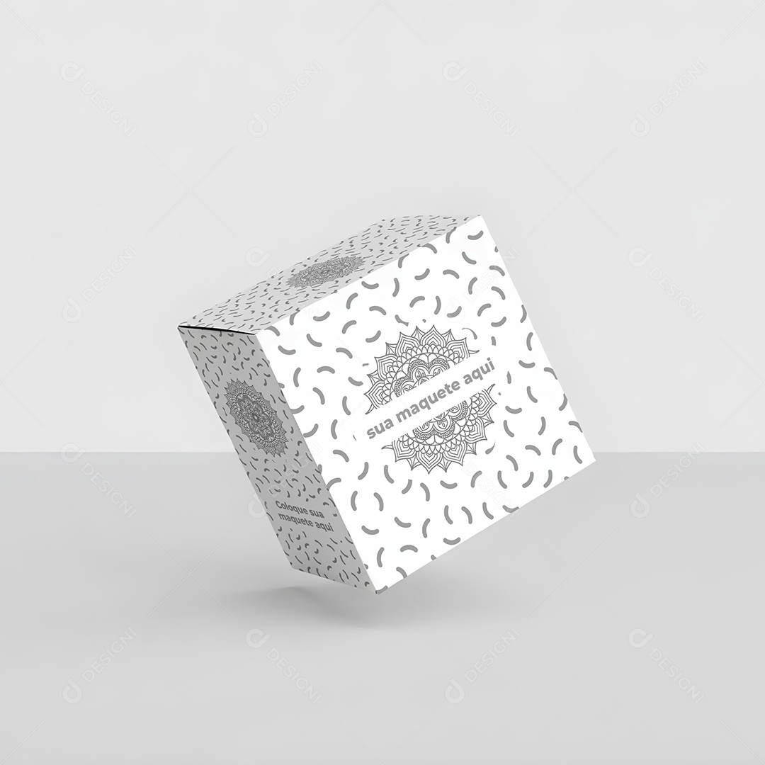 Caixa Mockup PSD Editável