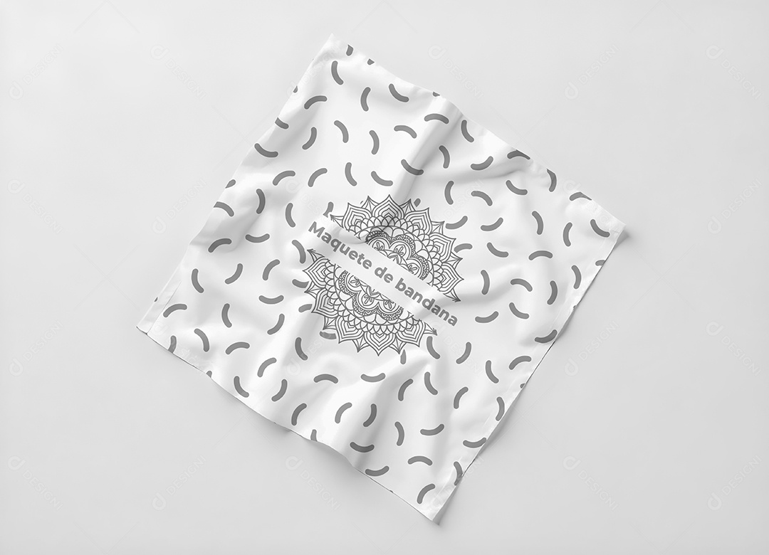 Lenço Mockup PSD Editável