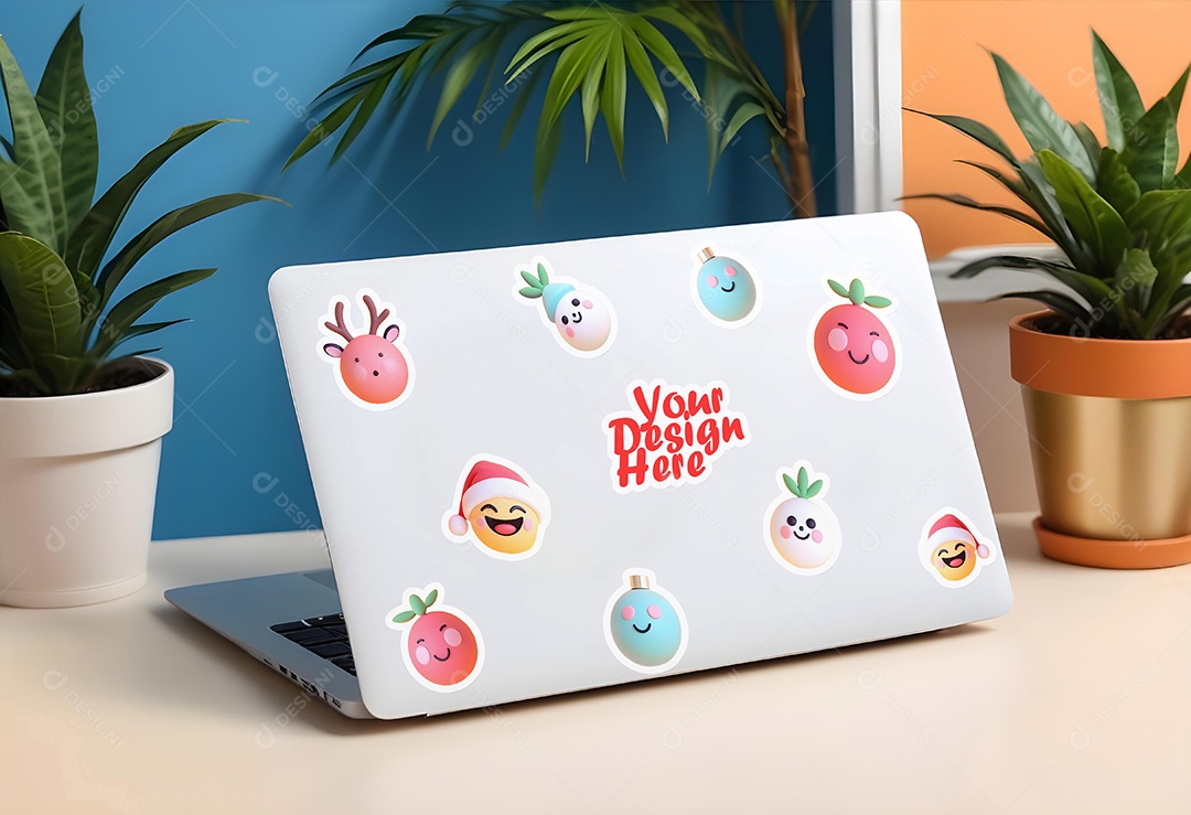 Notebook Mockup PSD Editável