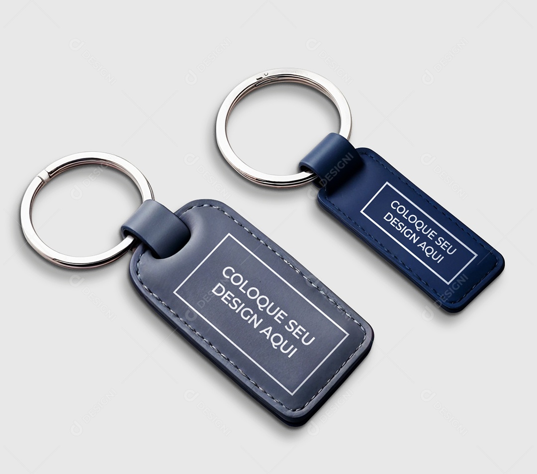 Mockup de Chaveiros PSD Editável