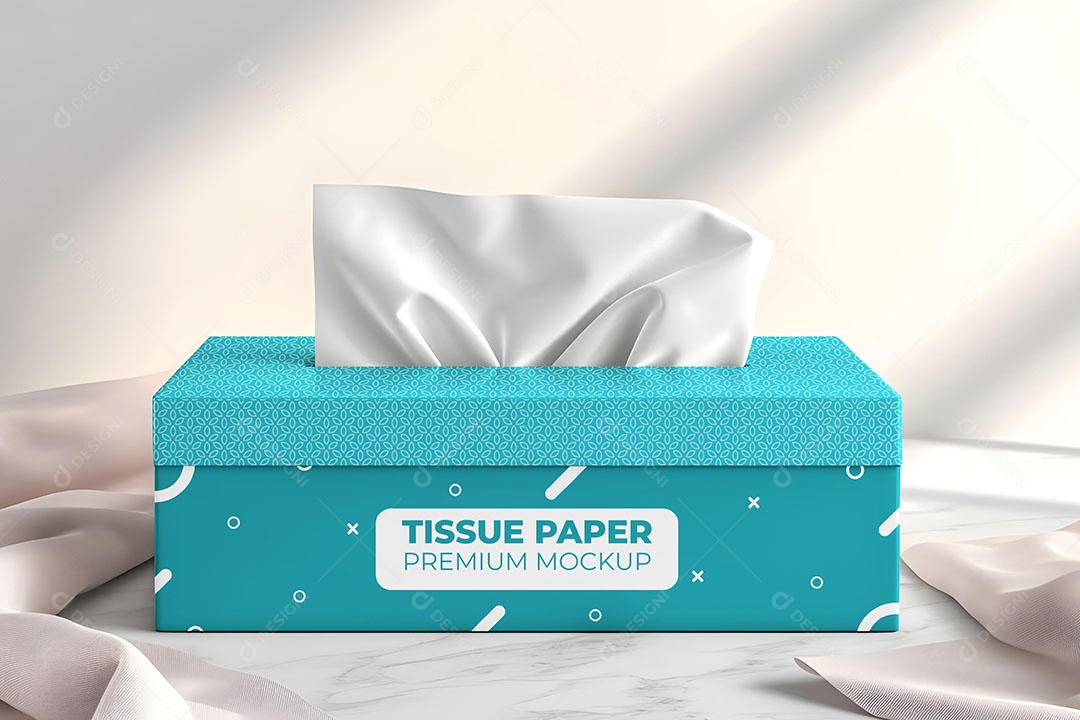 Lenço Mockup PSD Editável