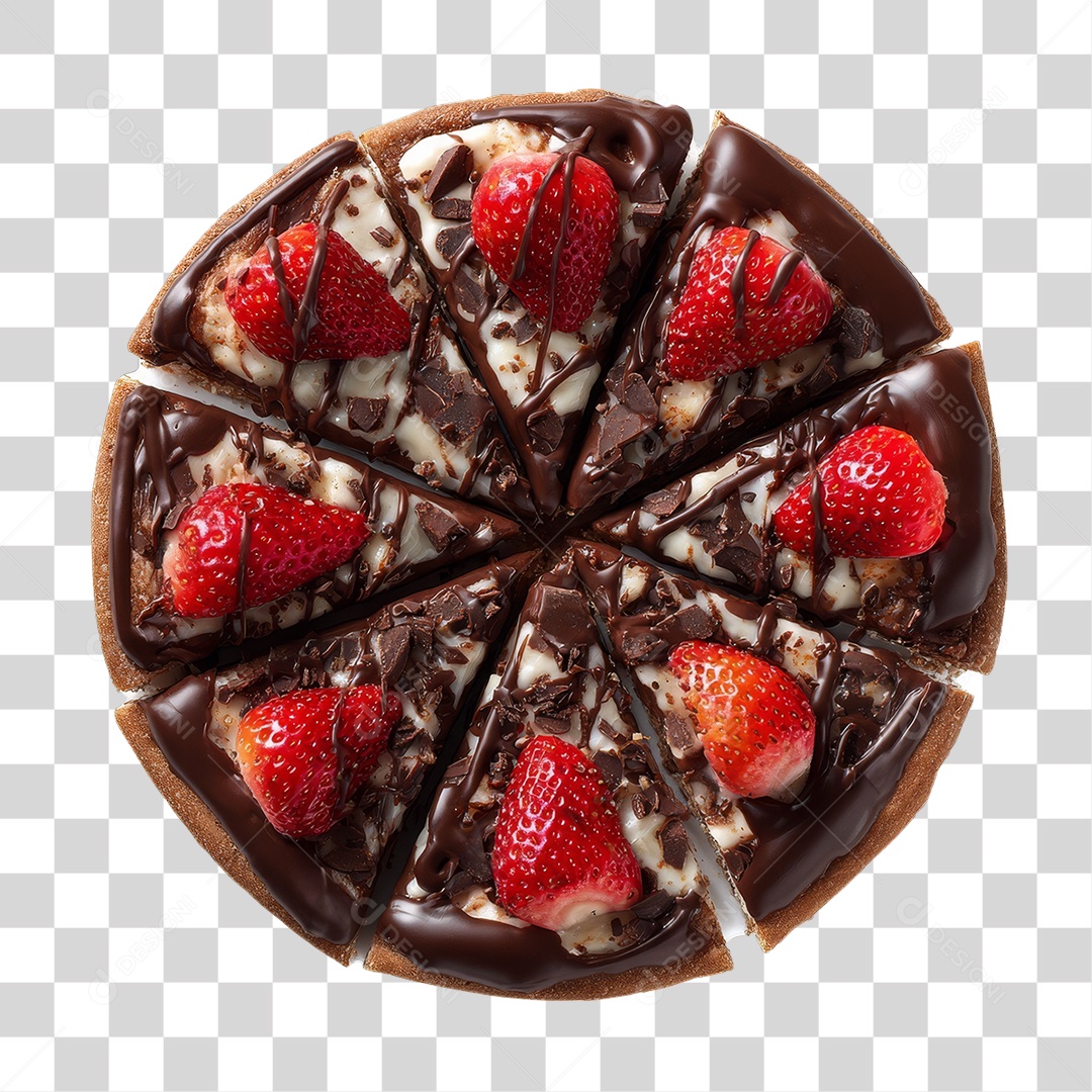 Pizza Doce Sabores PNG Transparente