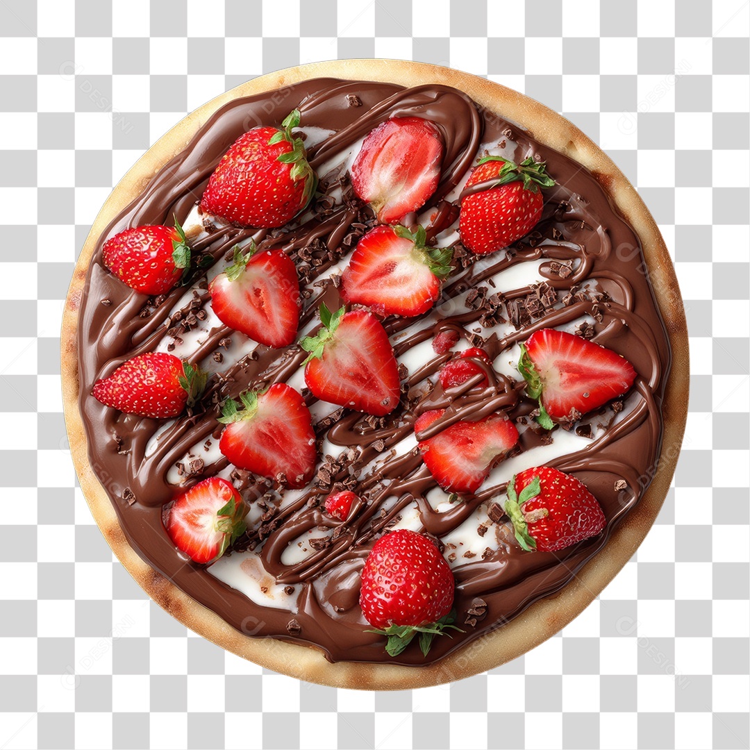 Pizza Doce Sabores PNG Transparente