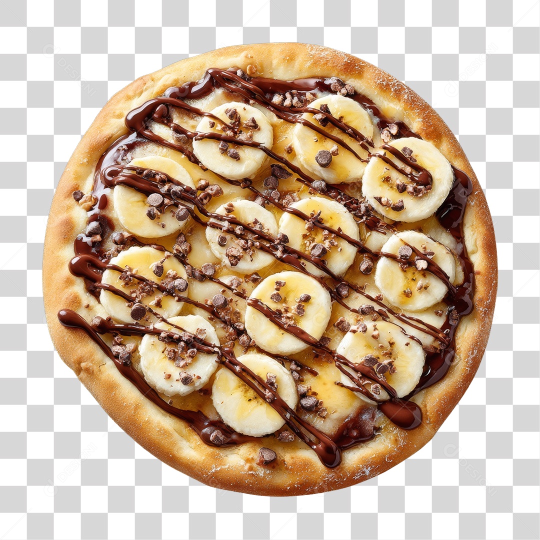 Pizza Doce Sabores PNG Transparente
