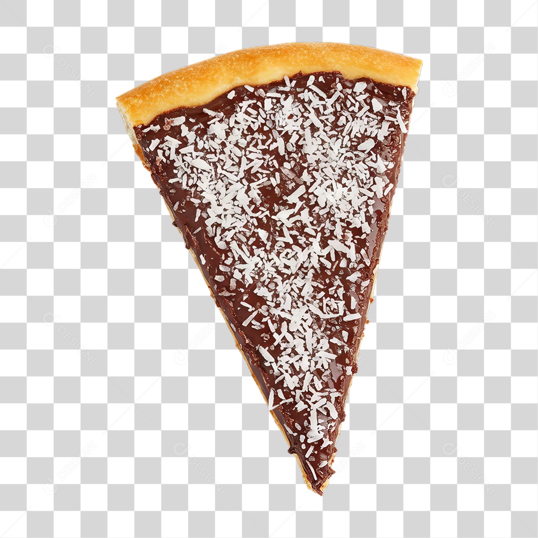 Fatia de Pizza Doce PNG Transparente