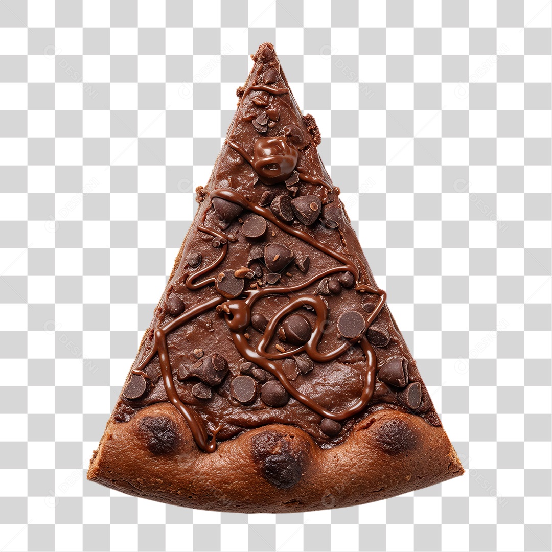 Fatia de Pizza Doce PNG Transparente