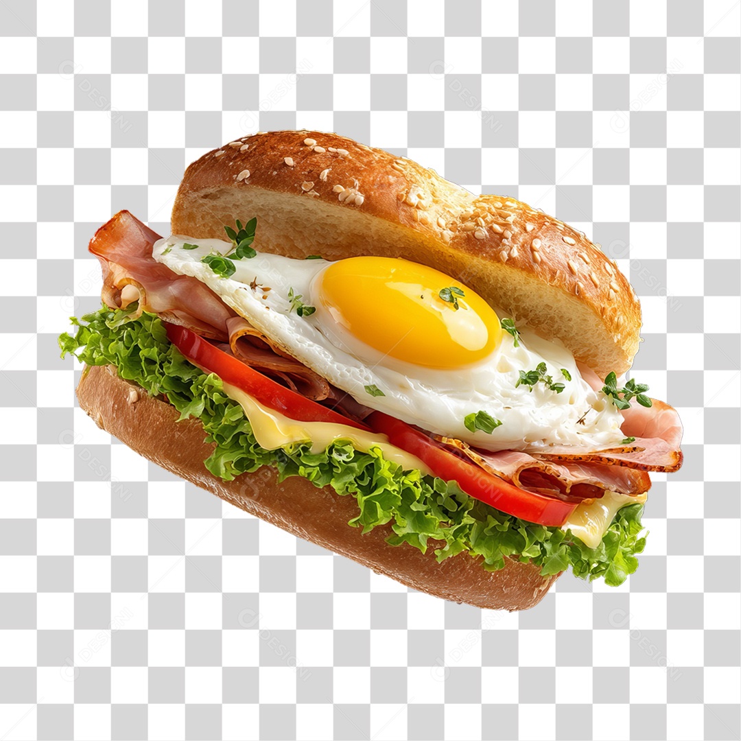 Lanche Hambúrguer Sanduíche PNG Transparente