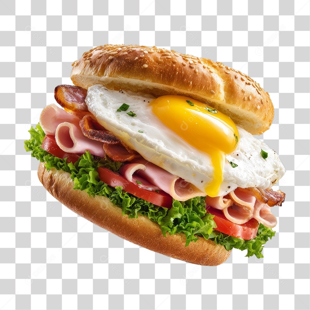Lanche Hambúrguer Sanduíche PNG Transparente