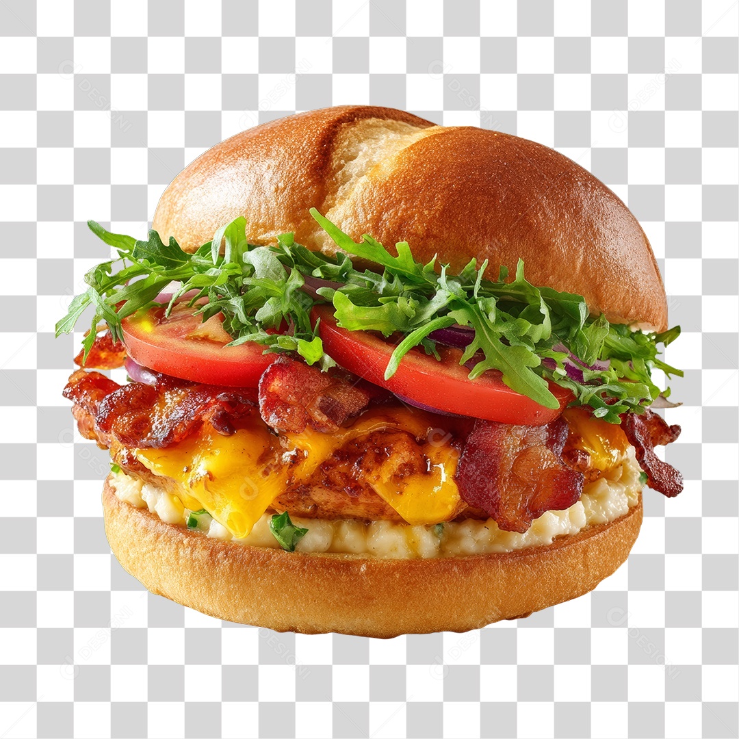 Lanche Hambúrguer Sanduíche PNG Transparente