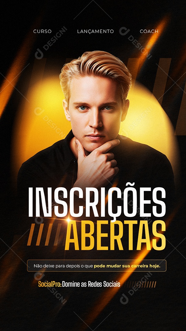 Story Lançamento Curso Inscrições Abertas Social Media After Effects Editável