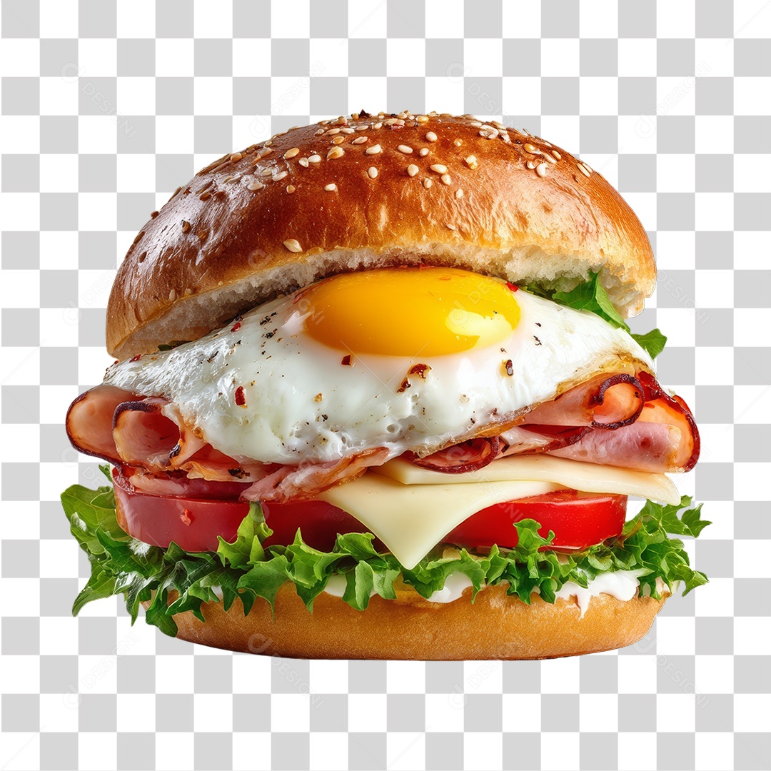 Lanche Hambúrguer Sanduíche PNG Transparente