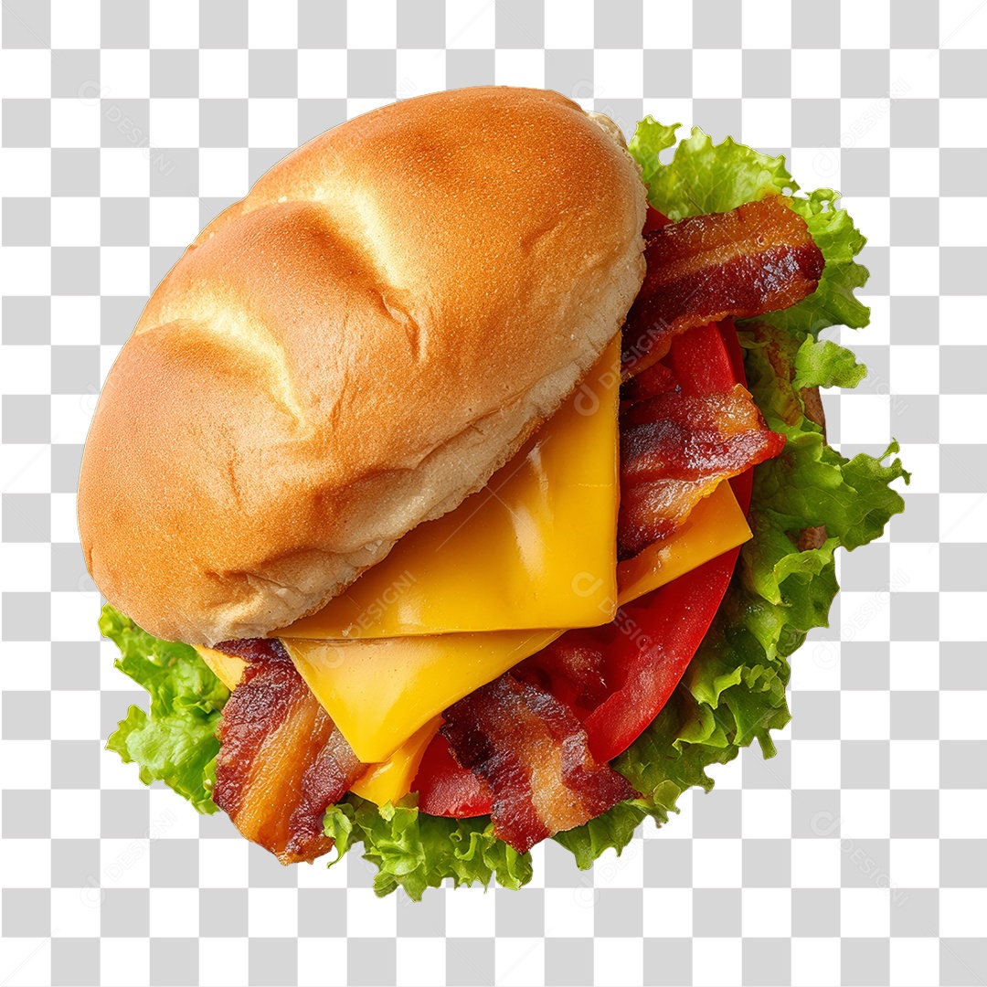 Lanche Hambúrguer Sanduíche PNG Transparente