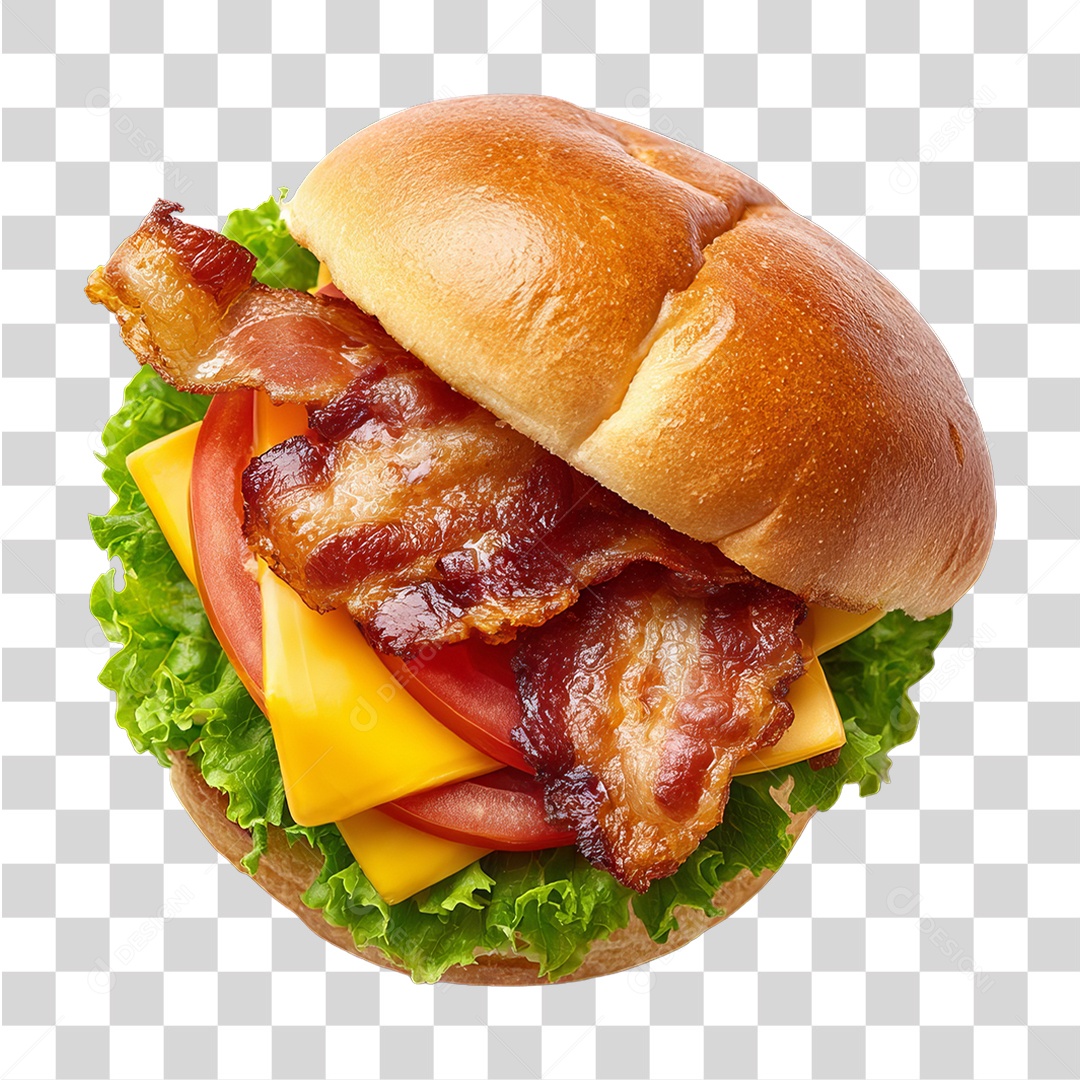 Lanche Hambúrguer Sanduíche PNG Transparente
